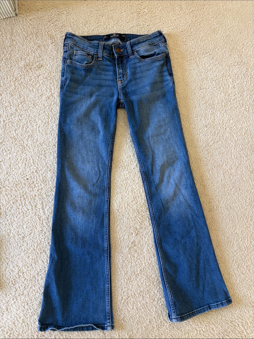Hollister Girls Blue Bootcut Jeans
